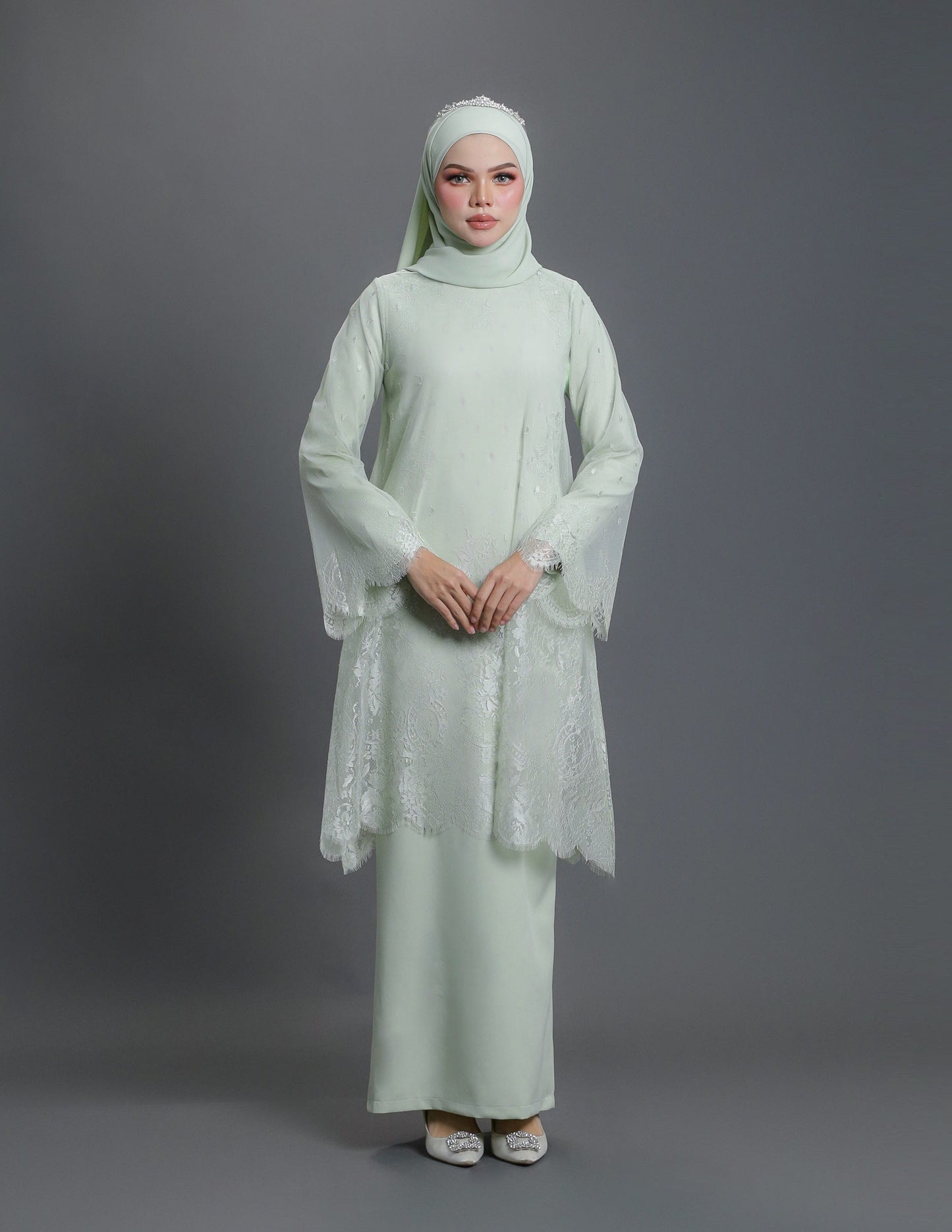 NAYLA DRESS (GREEN TEA)