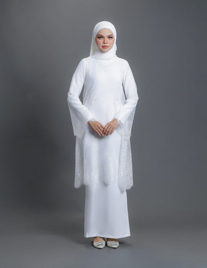 NAYLA DRESS (OFF WHITE)