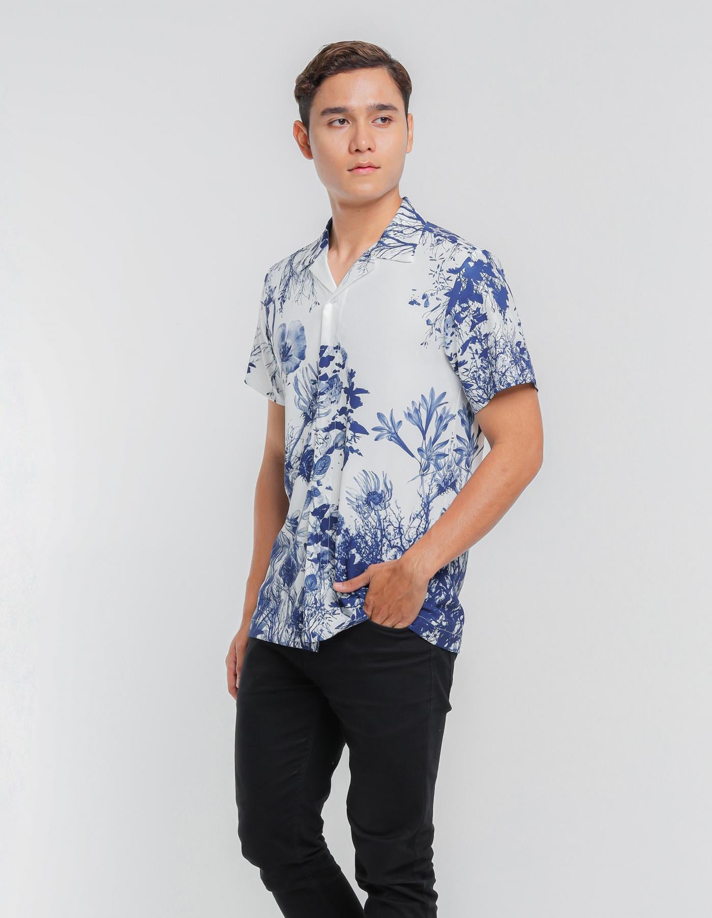 NOAH TOP (NAVY BLUE)