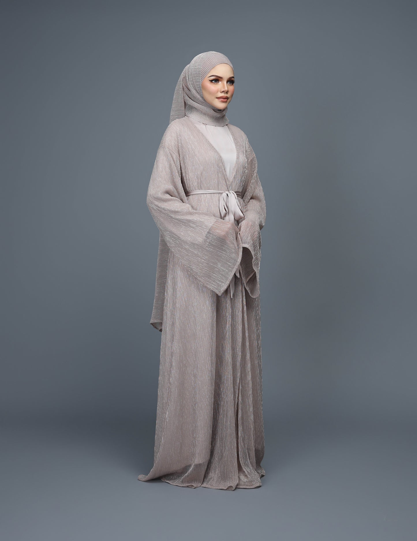 MINOR DEFECT NOURA ABAYA (NUDE PINK)