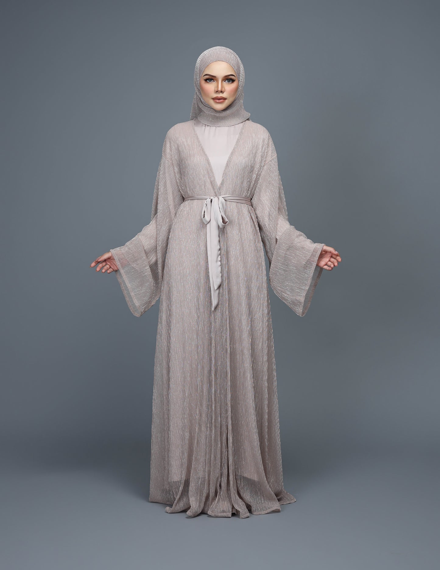 MINOR DEFECT NOURA ABAYA (NUDE PINK)