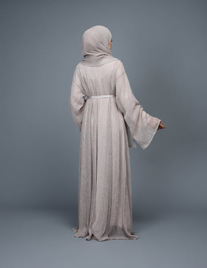 MINOR DEFECT NOURA ABAYA (NUDE PINK)