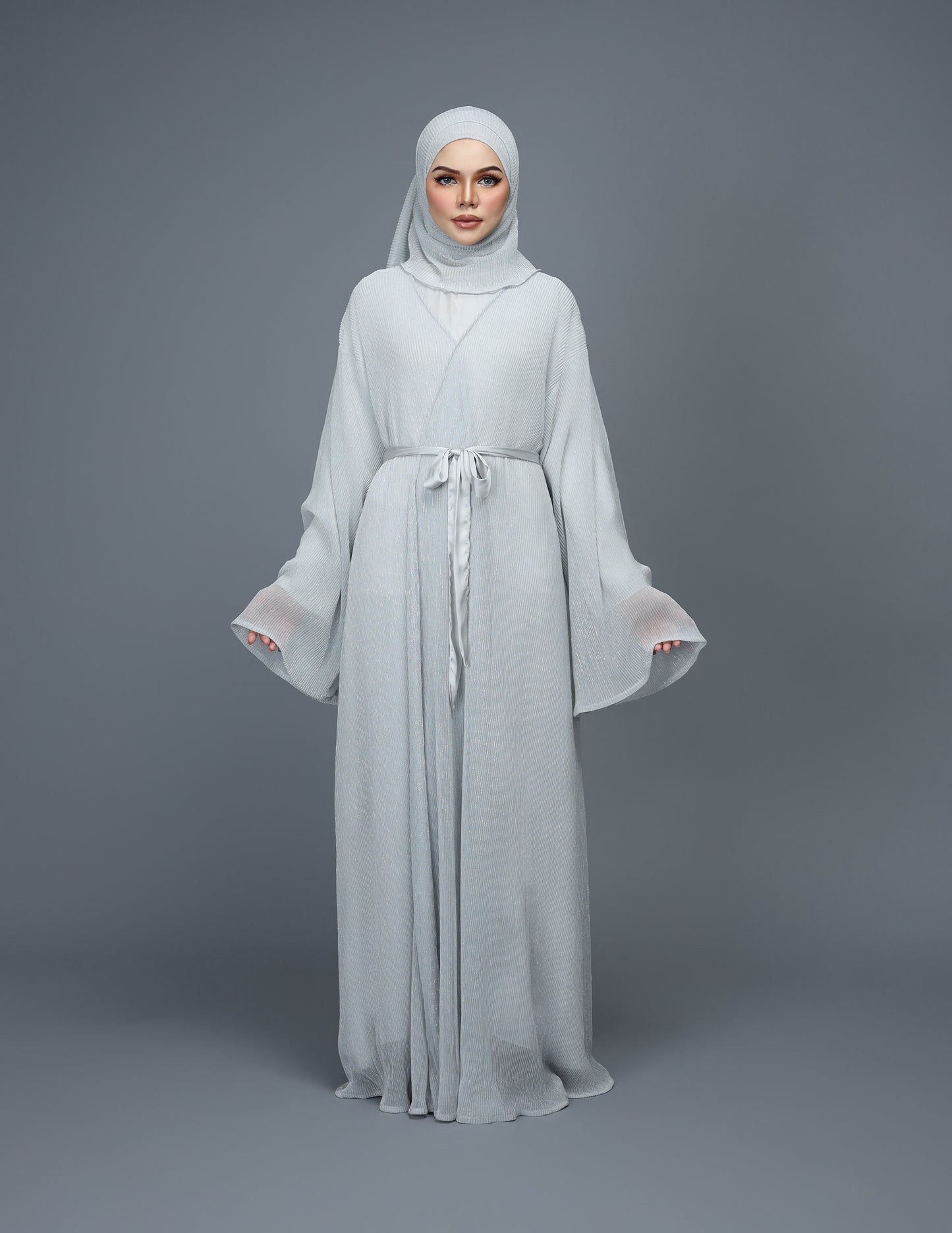 MINOR DEFECT NOURA ABAYA (SILVER)