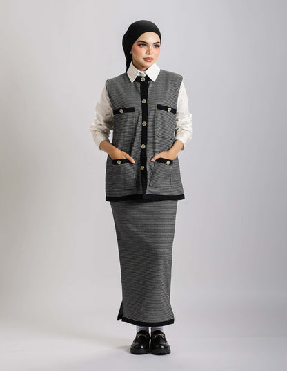 NOVA CHECKERED SUIT (BLACK)