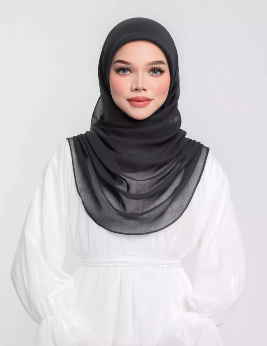 NUHA BAWAL DRAPE (BLACK)