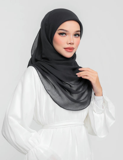 NUHA BAWAL DRAPE (BLACK)