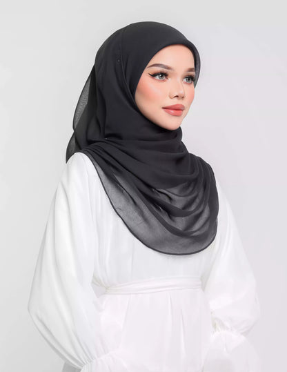 NUHA BAWAL DRAPE (BLACK)