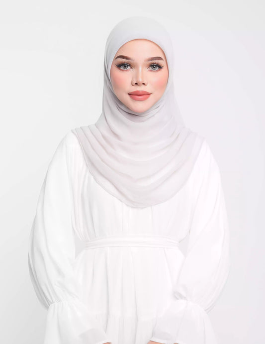 NUHA BAWAL DRAPE (GREY)