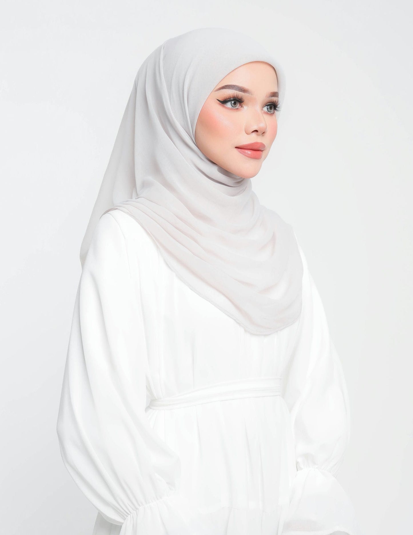 NUHA BAWAL DRAPE (GREY)