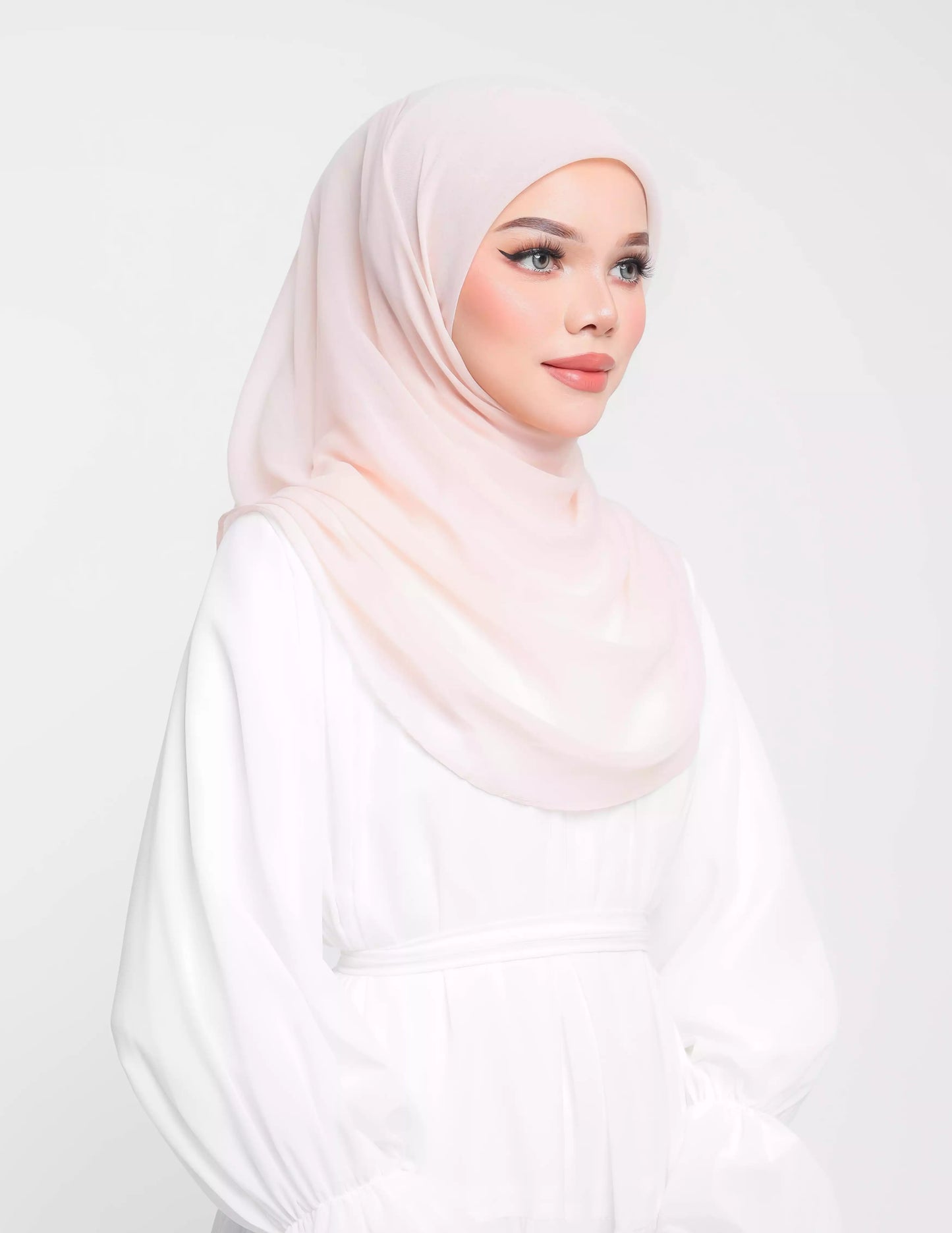 NUHA BAWAL DRAPE (PEACH)