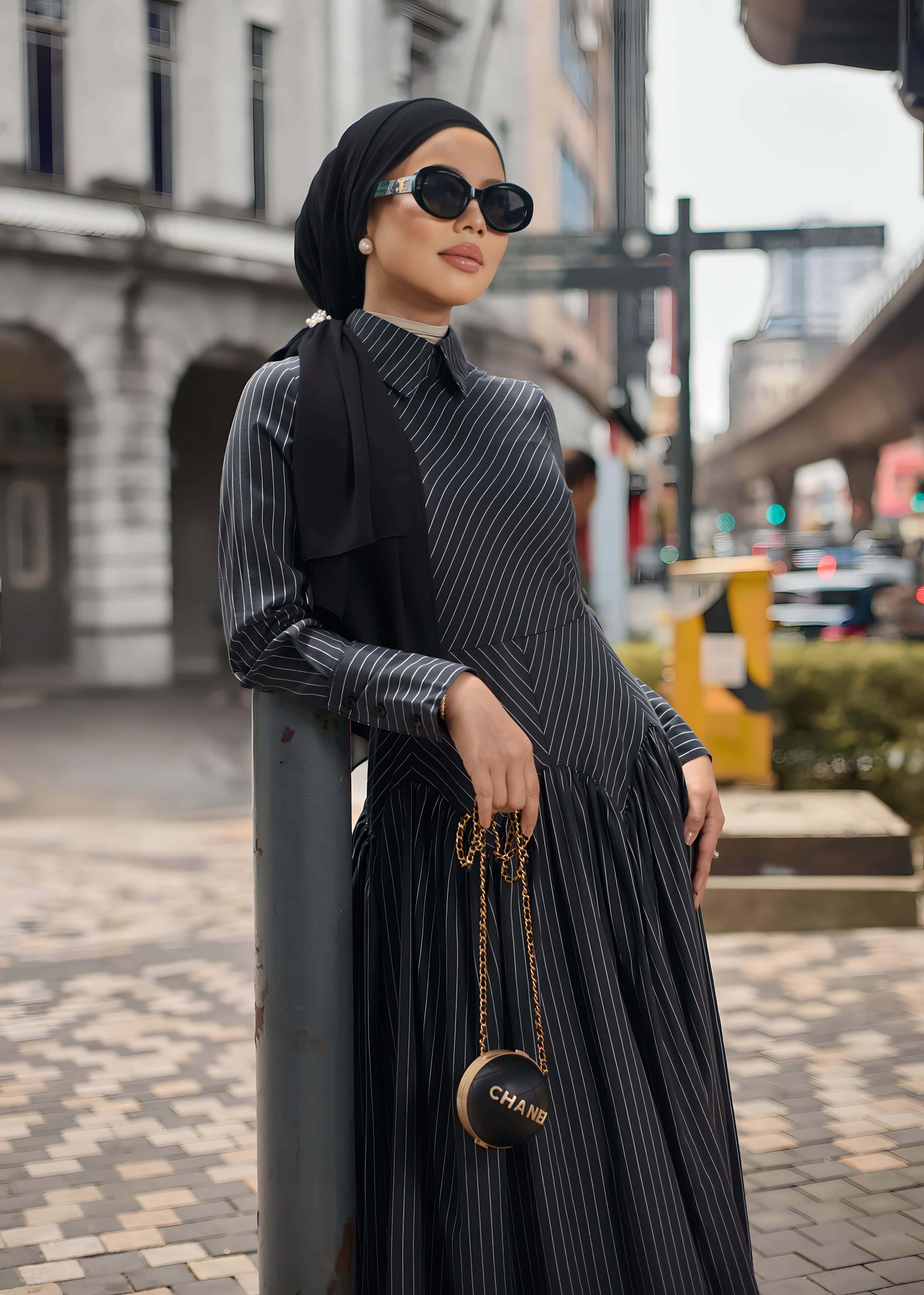 hijabista dress Wearing a long flowy dress makes me so happy! dress is from @hijabista.hub