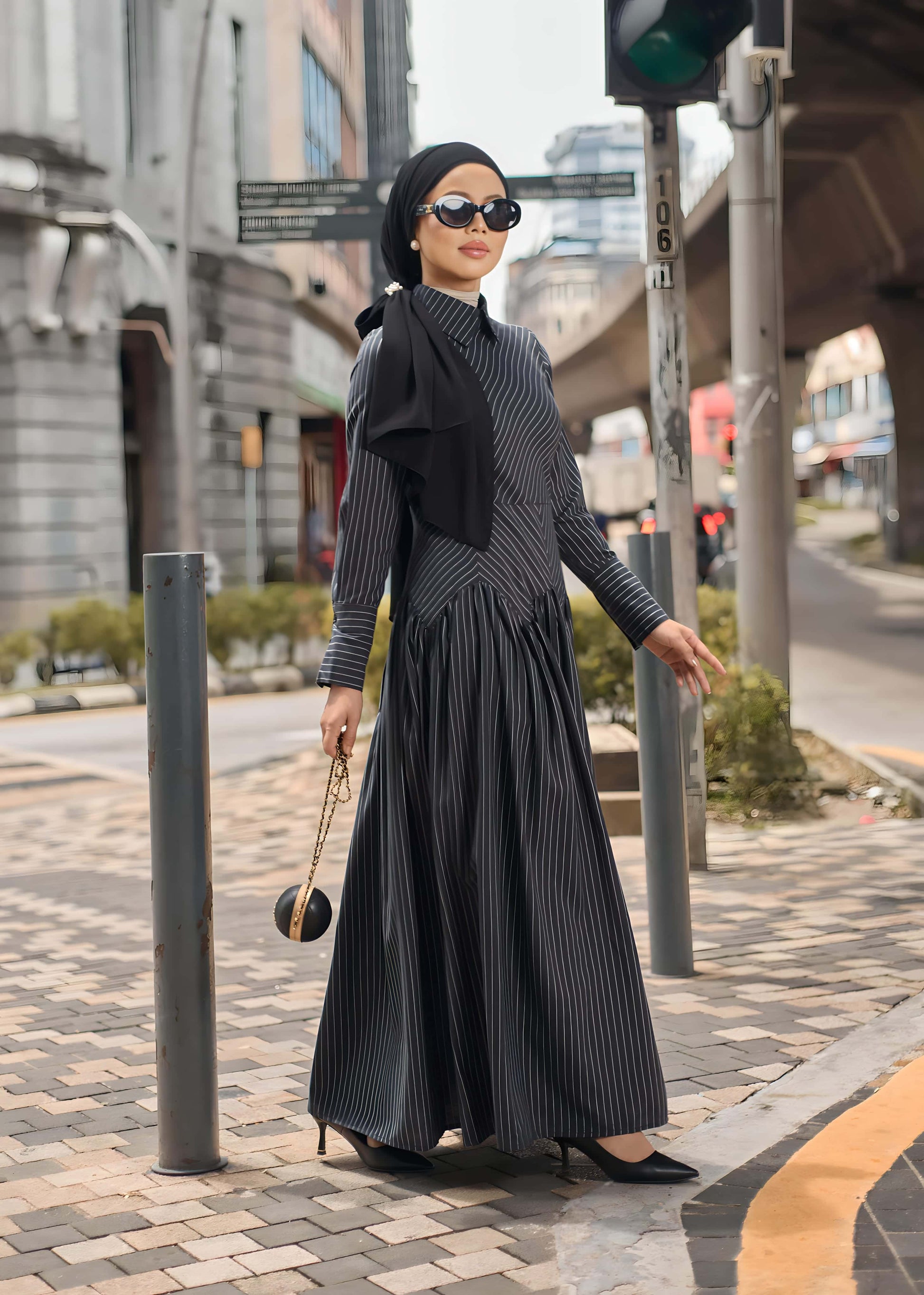 OPHELIA DRESS 2.0 (BLACK) – Hijabistahub
