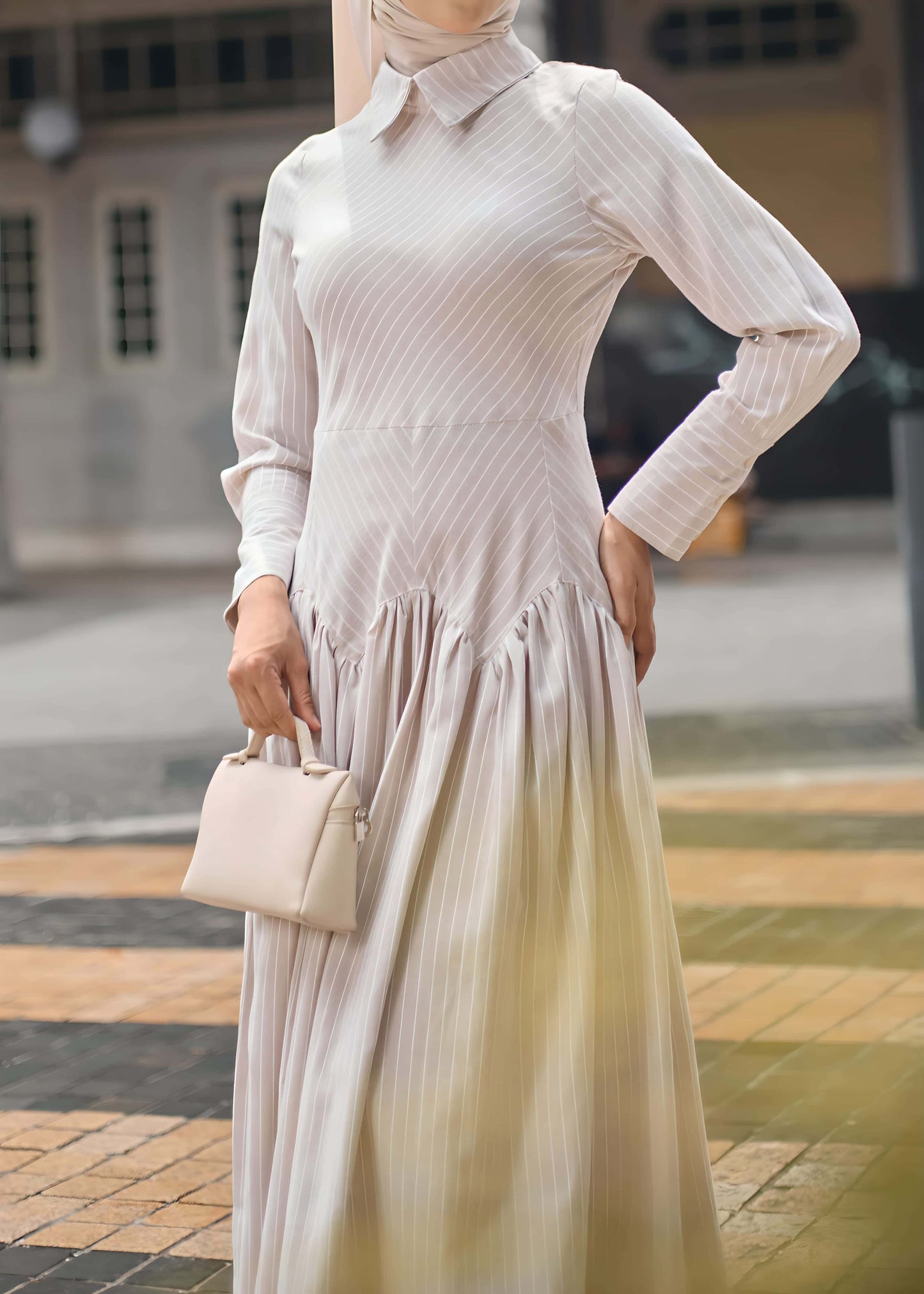 MINOR DEFECT OPHELIA DRESS 2.0 (CHAMPAGNE)