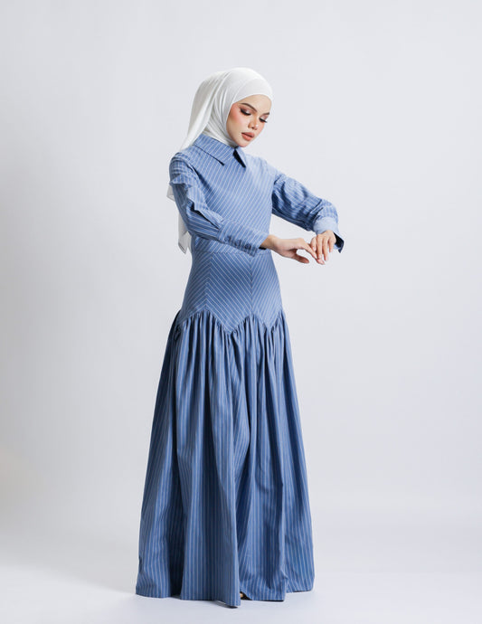 OPHELIA DRESS (BLUE)