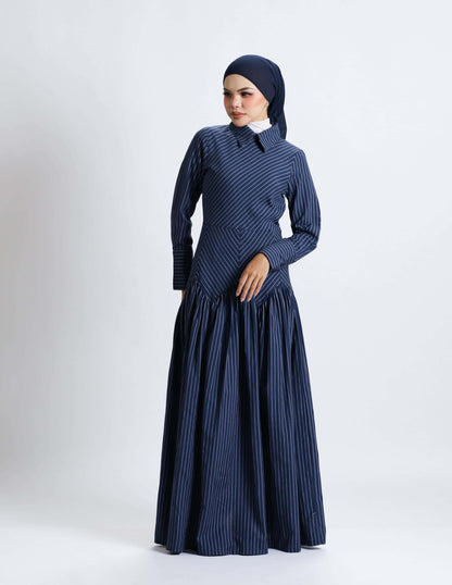 OPHELIA DRESS (NAVY BLUE)