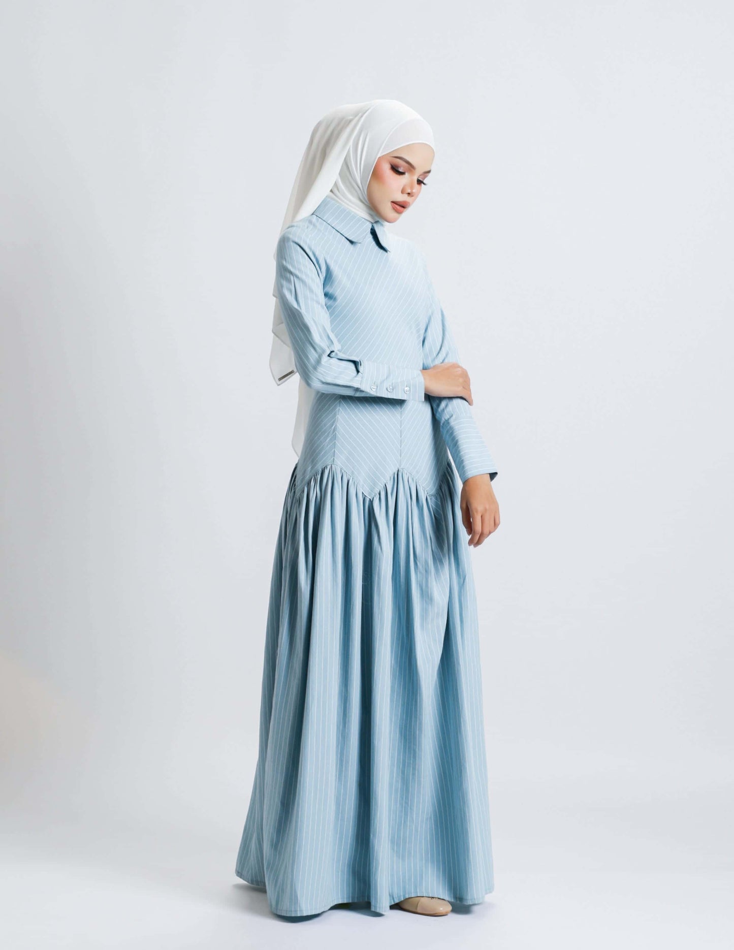 OPHELIA DRESS (OCEAN BLUE)