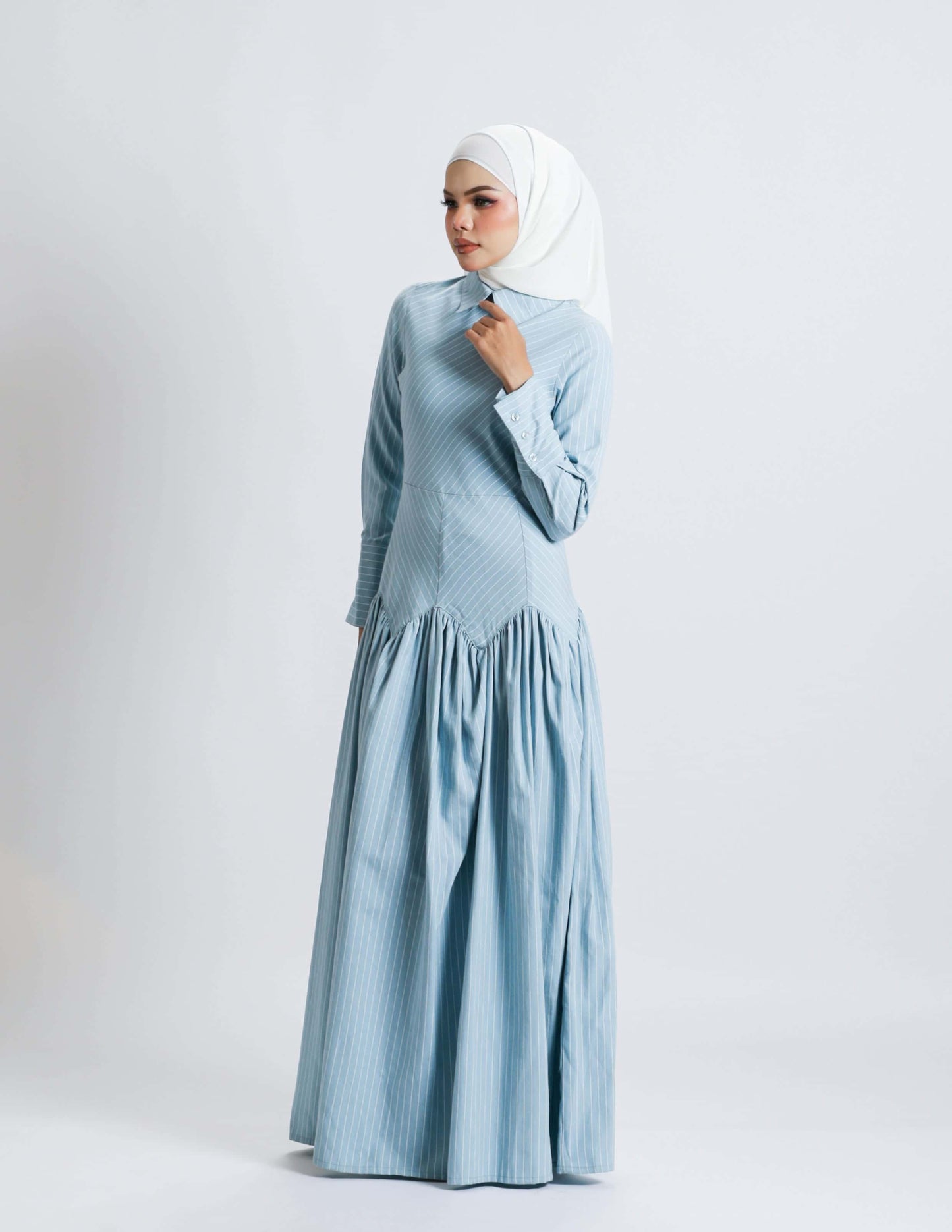 OPHELIA DRESS (OCEAN BLUE)