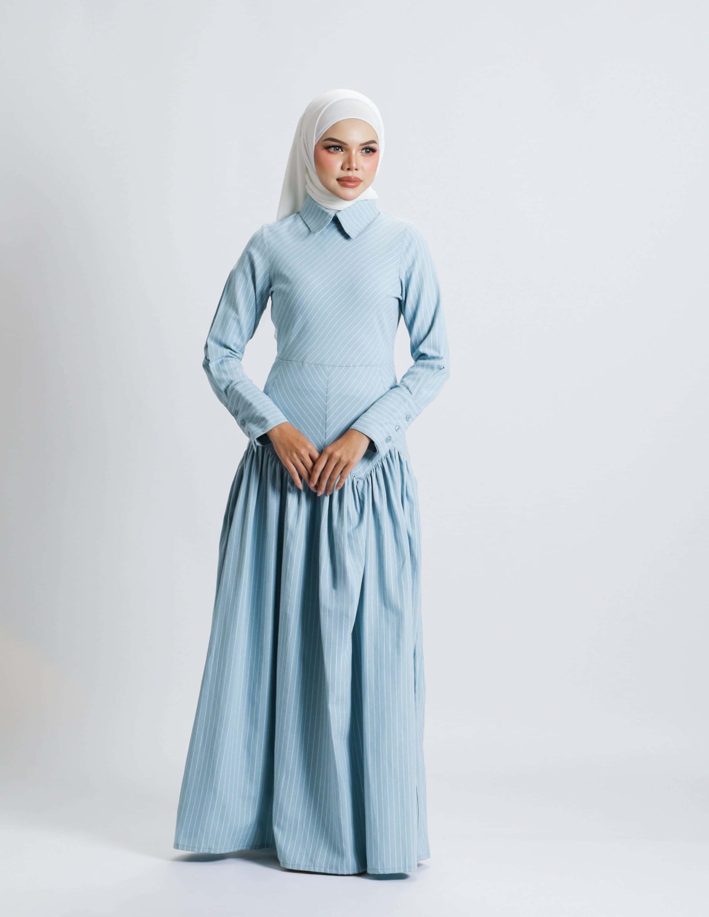 OPHELIA DRESS (OCEAN BLUE)