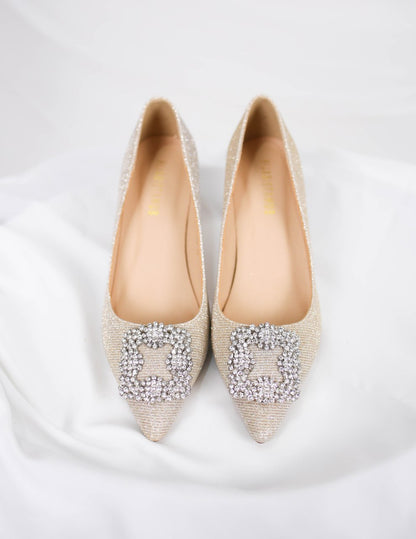NARABELLE HEELS (GOLD)