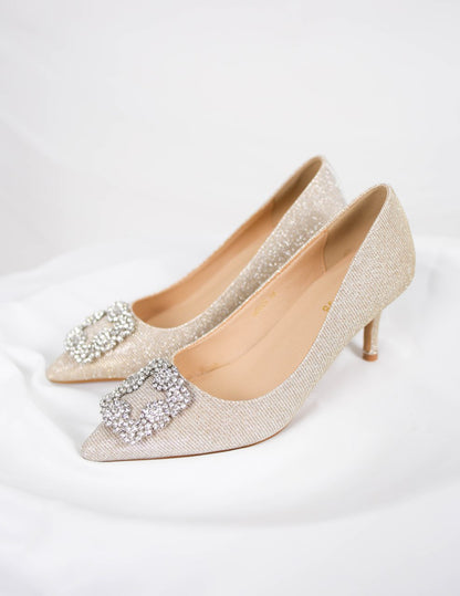 NARABELLE HEELS (GOLD)