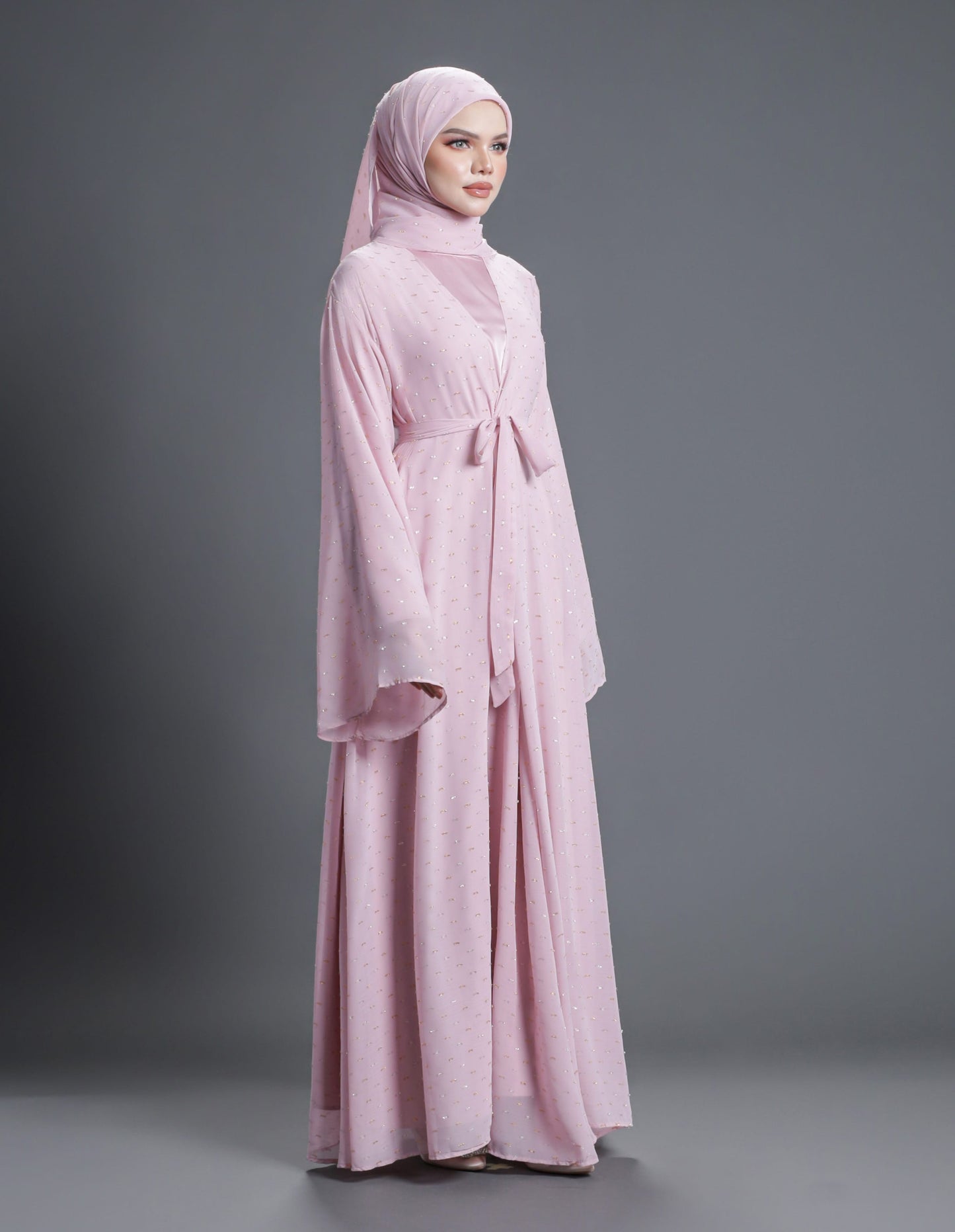 ALEEYA ABAYA (PINK)