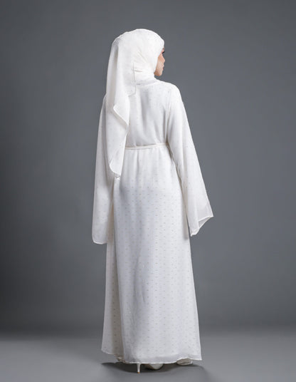 ALEEYA ABAYA (OFF WHITE)