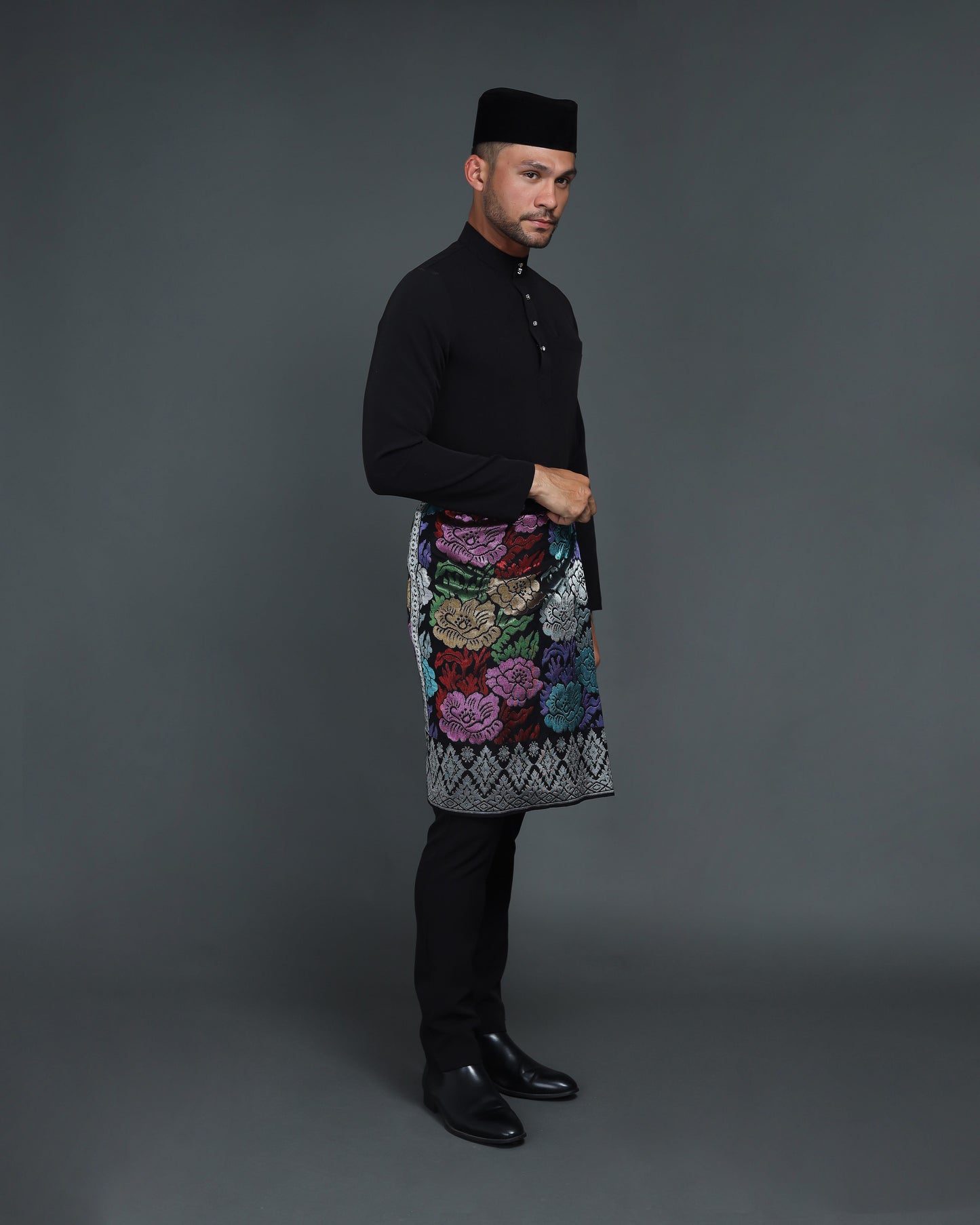 QAISER BAJU MELAYU (BLACK)