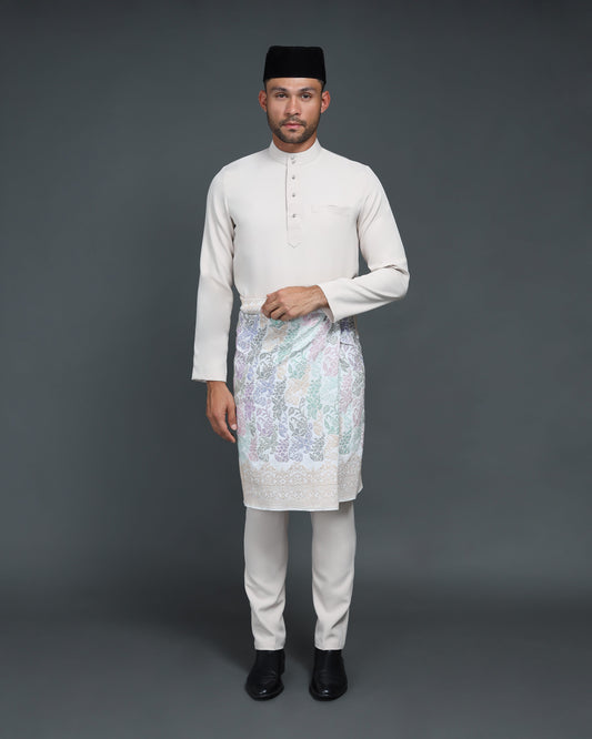 MINOR DEFECT QAISER BAJU MELAYU (CHAMPAGNE)