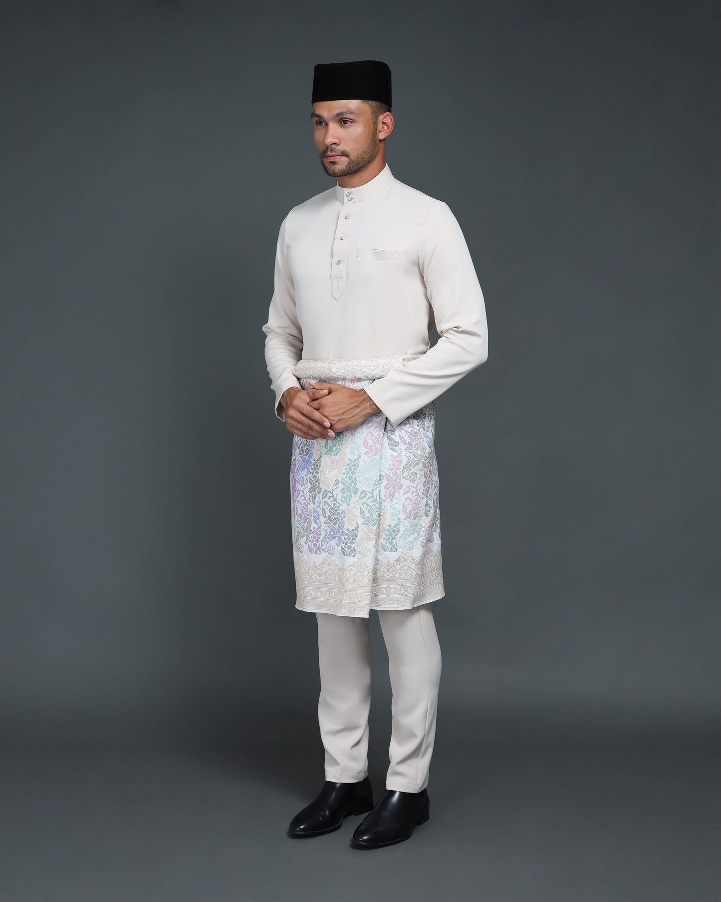 MINOR DEFECT QAISER BAJU MELAYU (CHAMPAGNE)