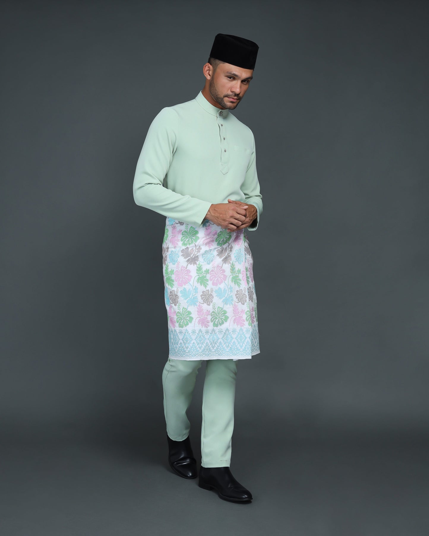 QAISER BAJU MELAYU (GREEN TEA)