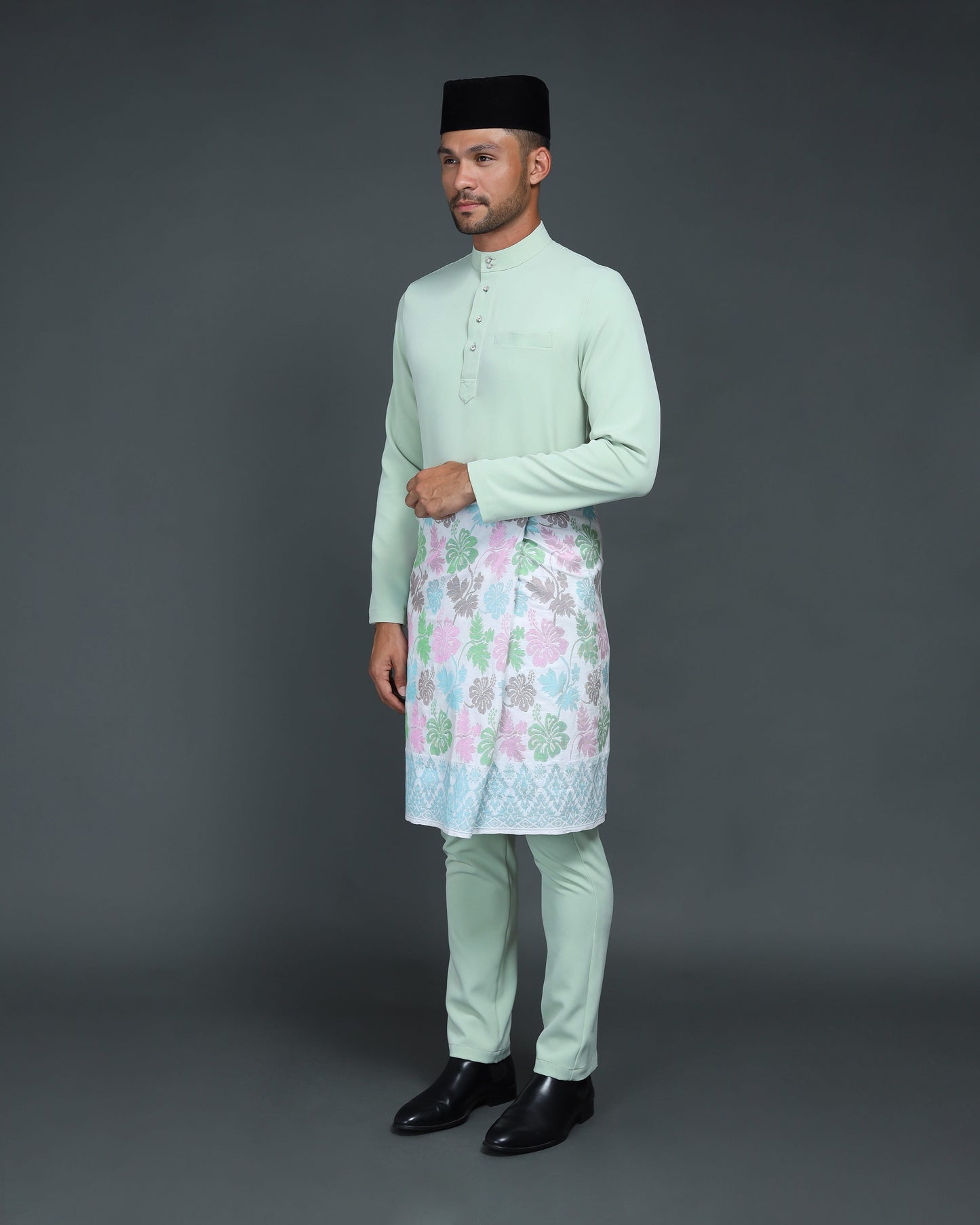 QAISER BAJU MELAYU (GREEN TEA)