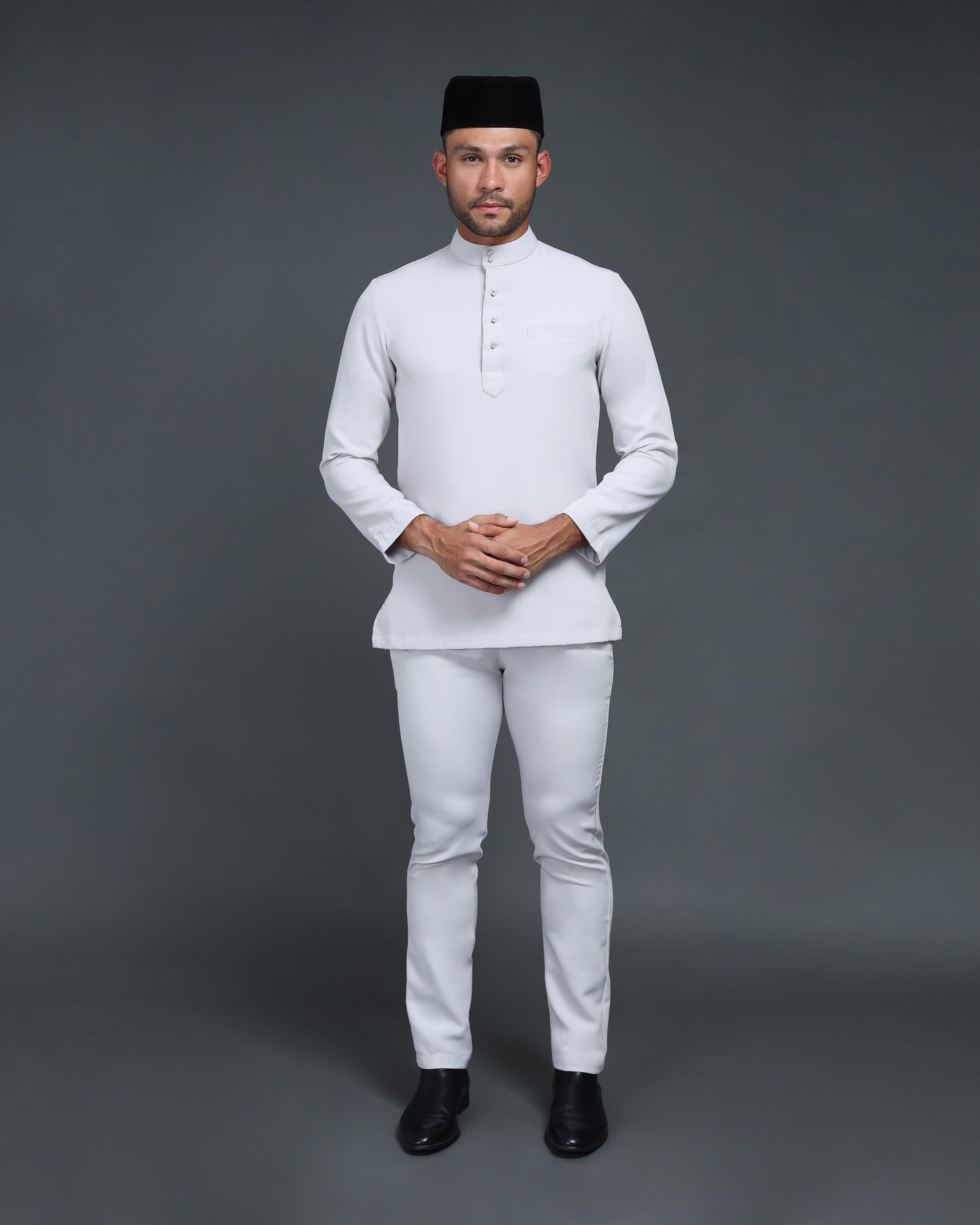 QAISER BAJU MELAYU (GREY)