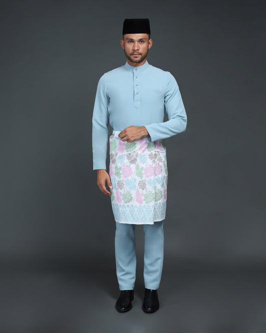 QAISER BAJU MELAYU (MISTY BLUE)