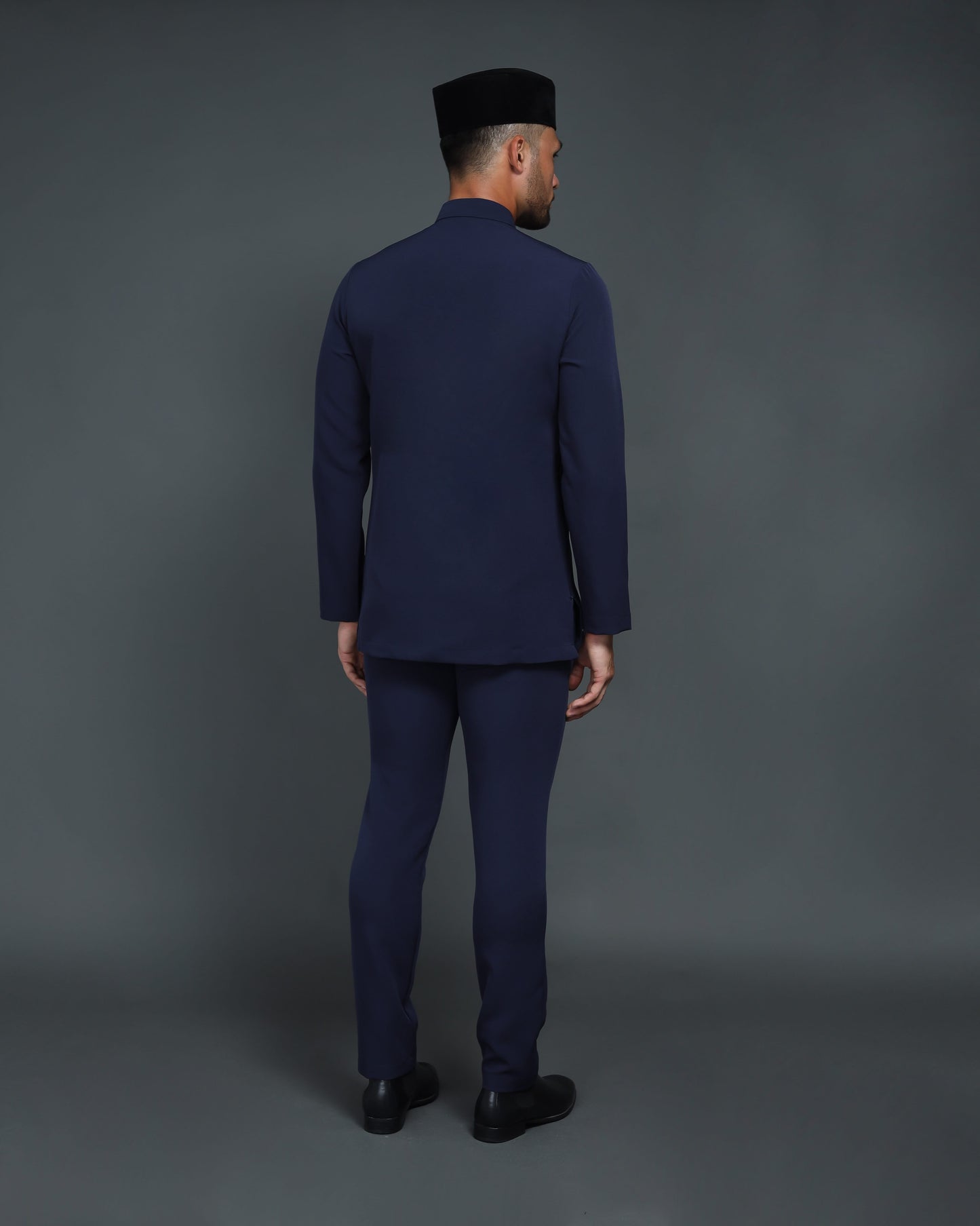 MINOR DEFECT QAISER BAJU MELAYU (NAVY BLUE)