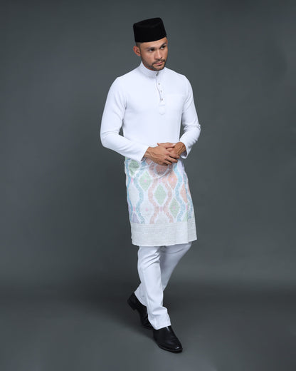 MINOR DEFECT QAISER BAJU MELAYU (WHITE)