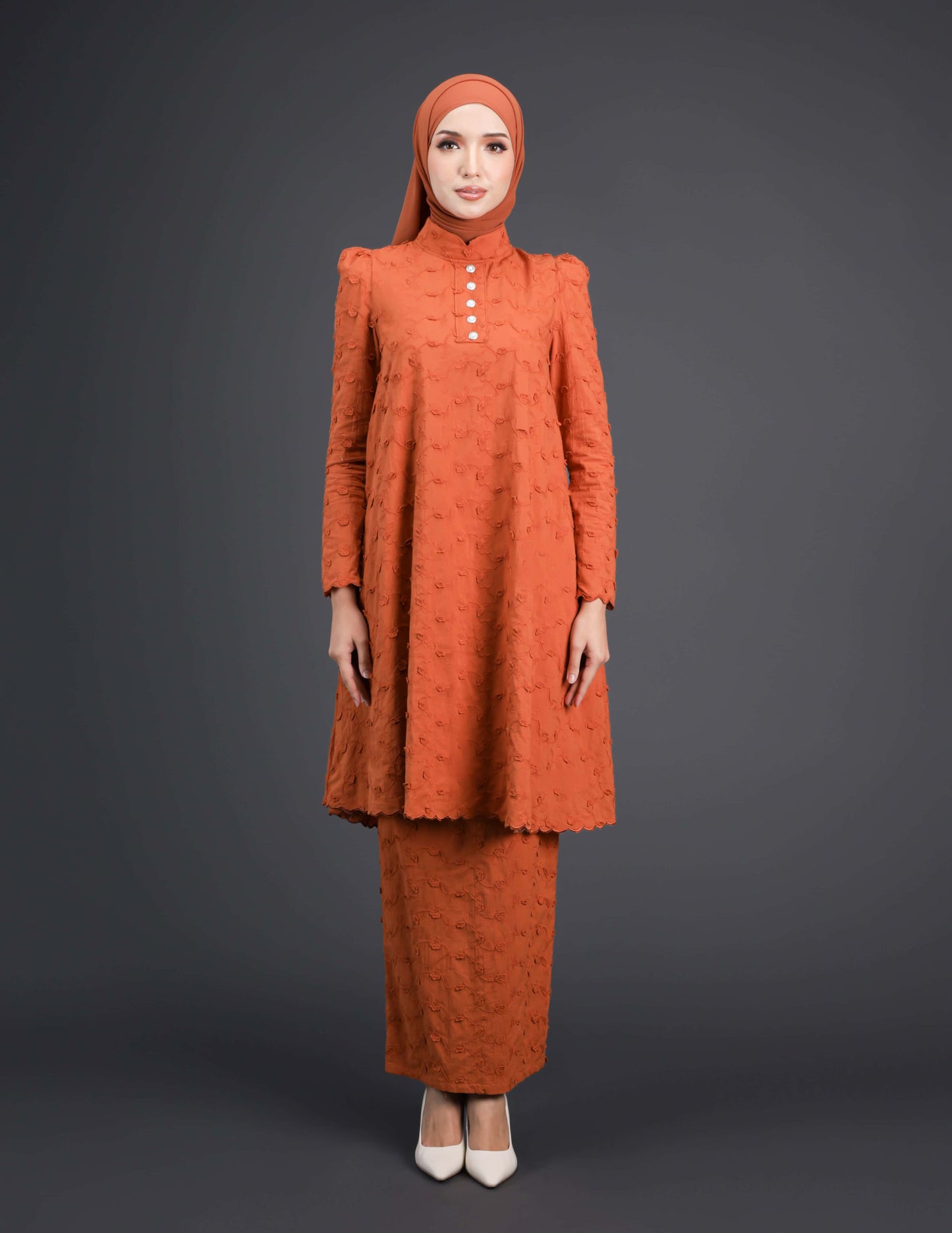 MINOR DEFECT QALISHA KURUNG (BRICK ORANGE)