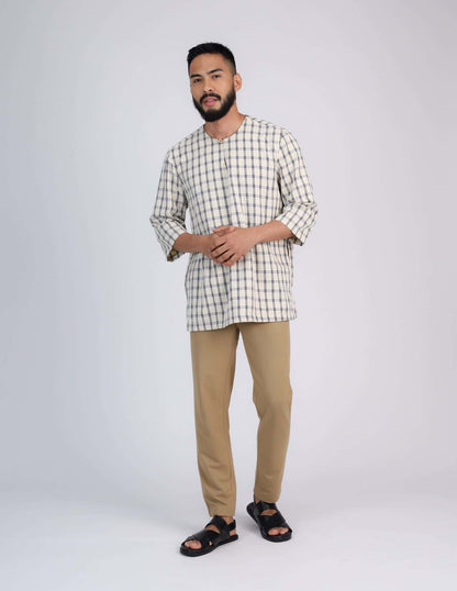 MINOR DEFECT QUDS KURTA (NAVY BLUE)