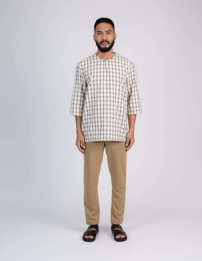 MINOR DEFECT QUDS KURTA (NAVY BLUE)