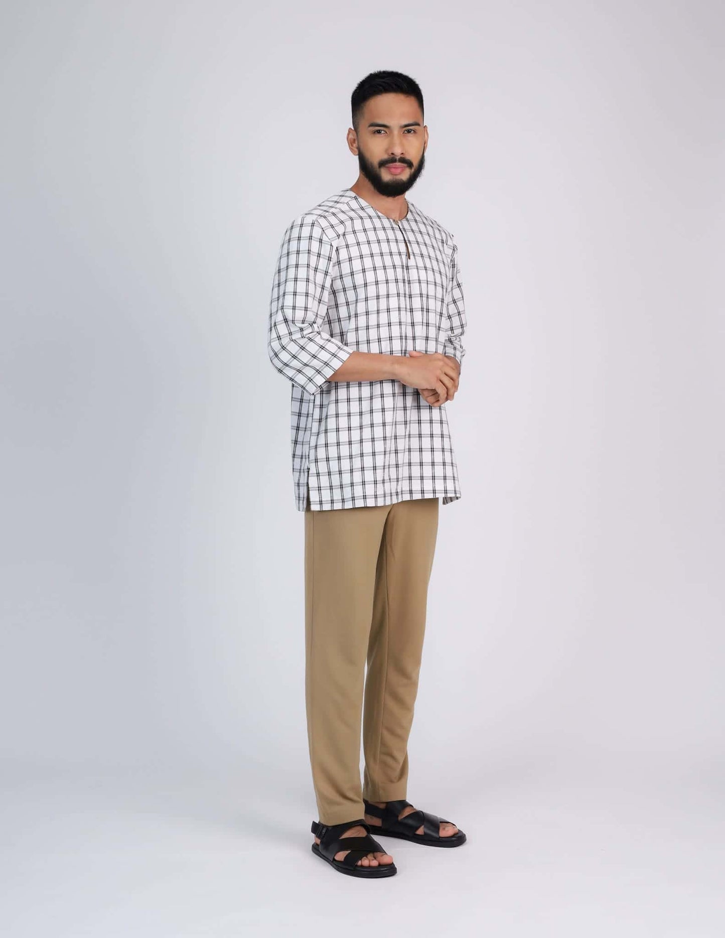 QUDS KURTA (WHITE)