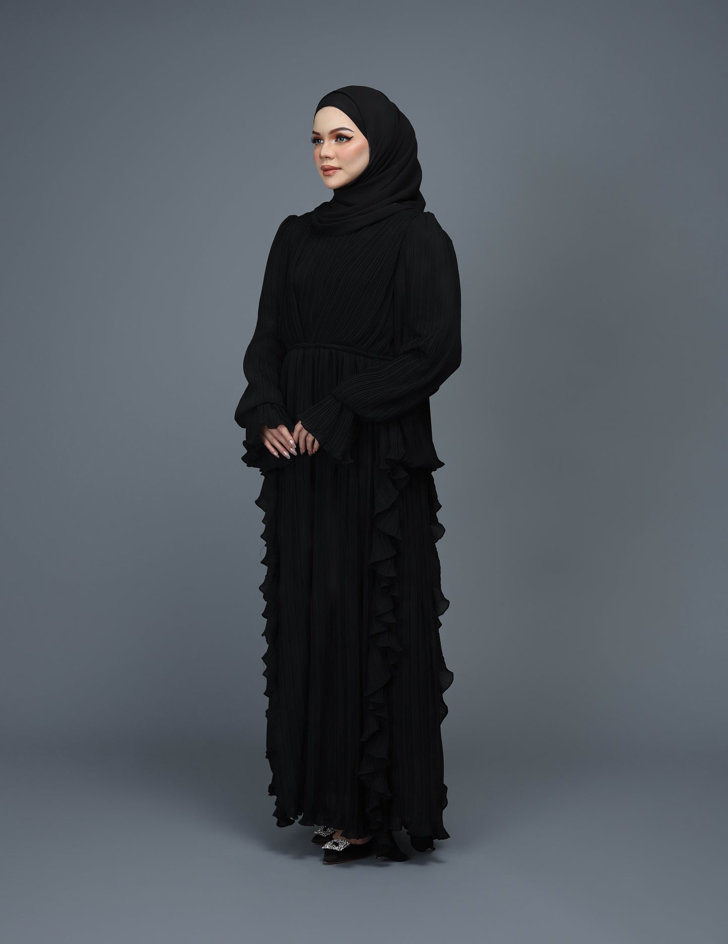 RANIA ABAYA (BLACK)