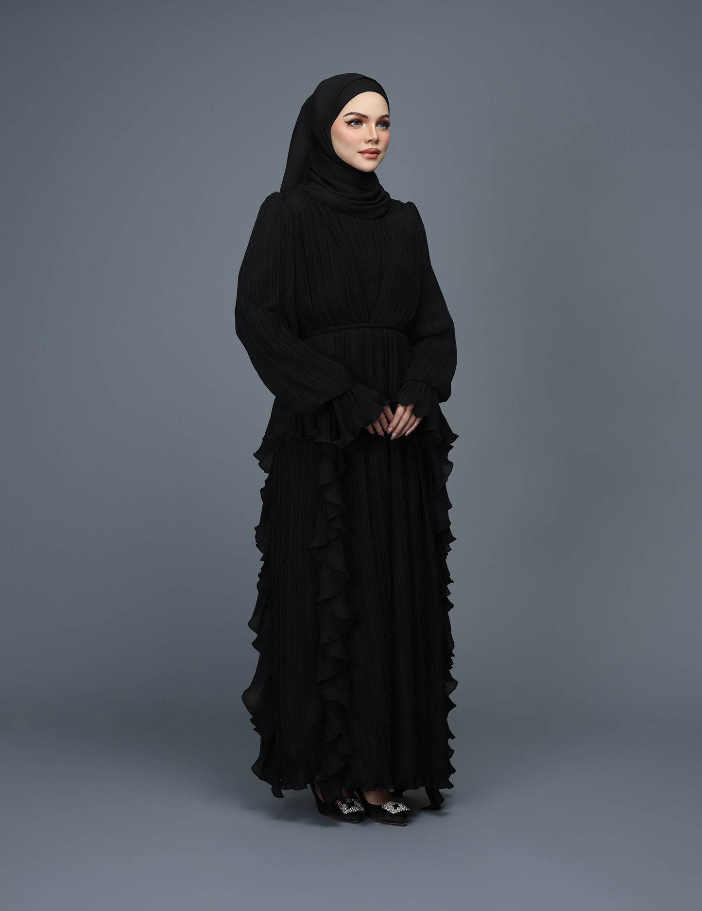 MINOR DEFECT RANIA ABAYA (BLACK)