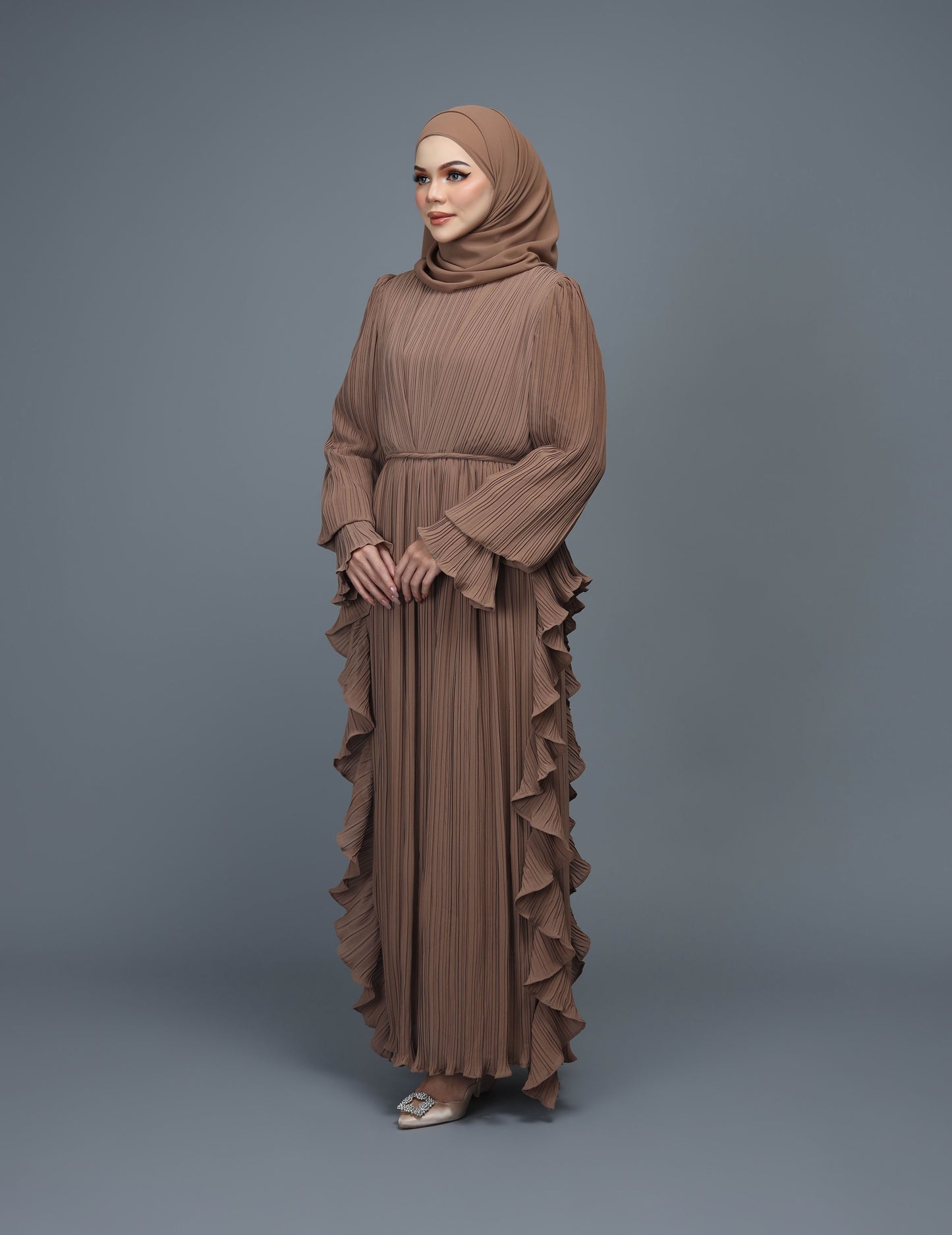 RANIA ABAYA (BROWN)