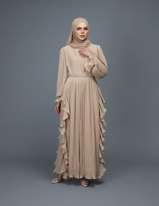 RANIA ABAYA (CHAMPAGNE)