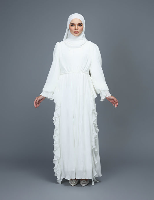 MINOR DEFECT RANIA ABAYA (OFF WHITE)