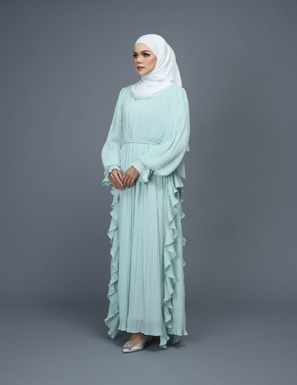 MINOR DEFECT RANIA ABAYA (SOFT GREEN)