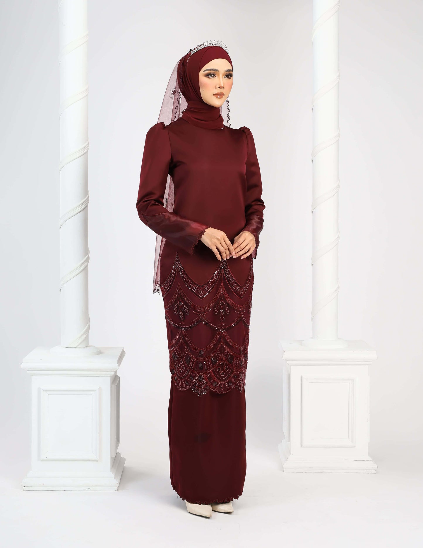 RATNA KURUNG (BURGUNDY)