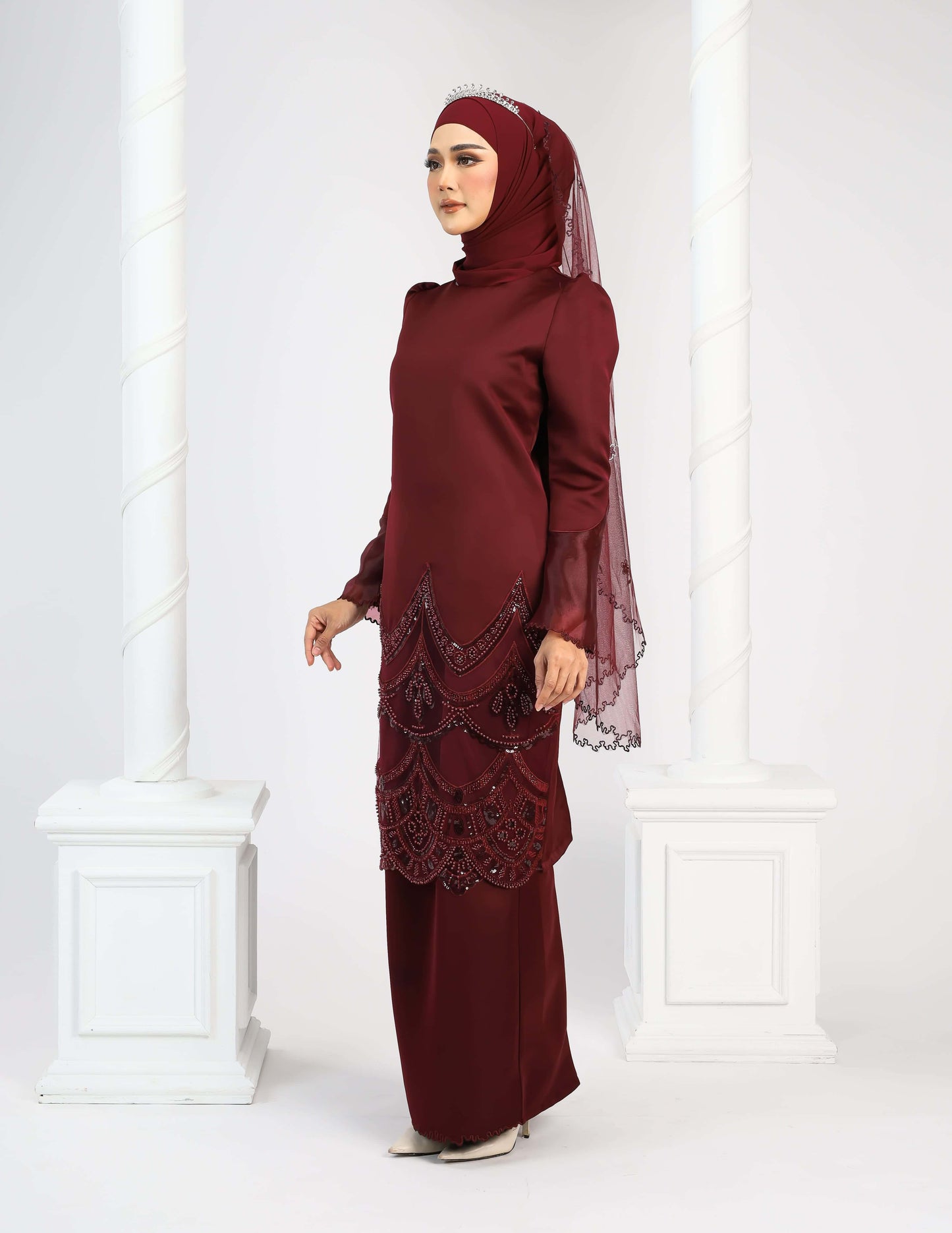 RATNA KURUNG (BURGUNDY)