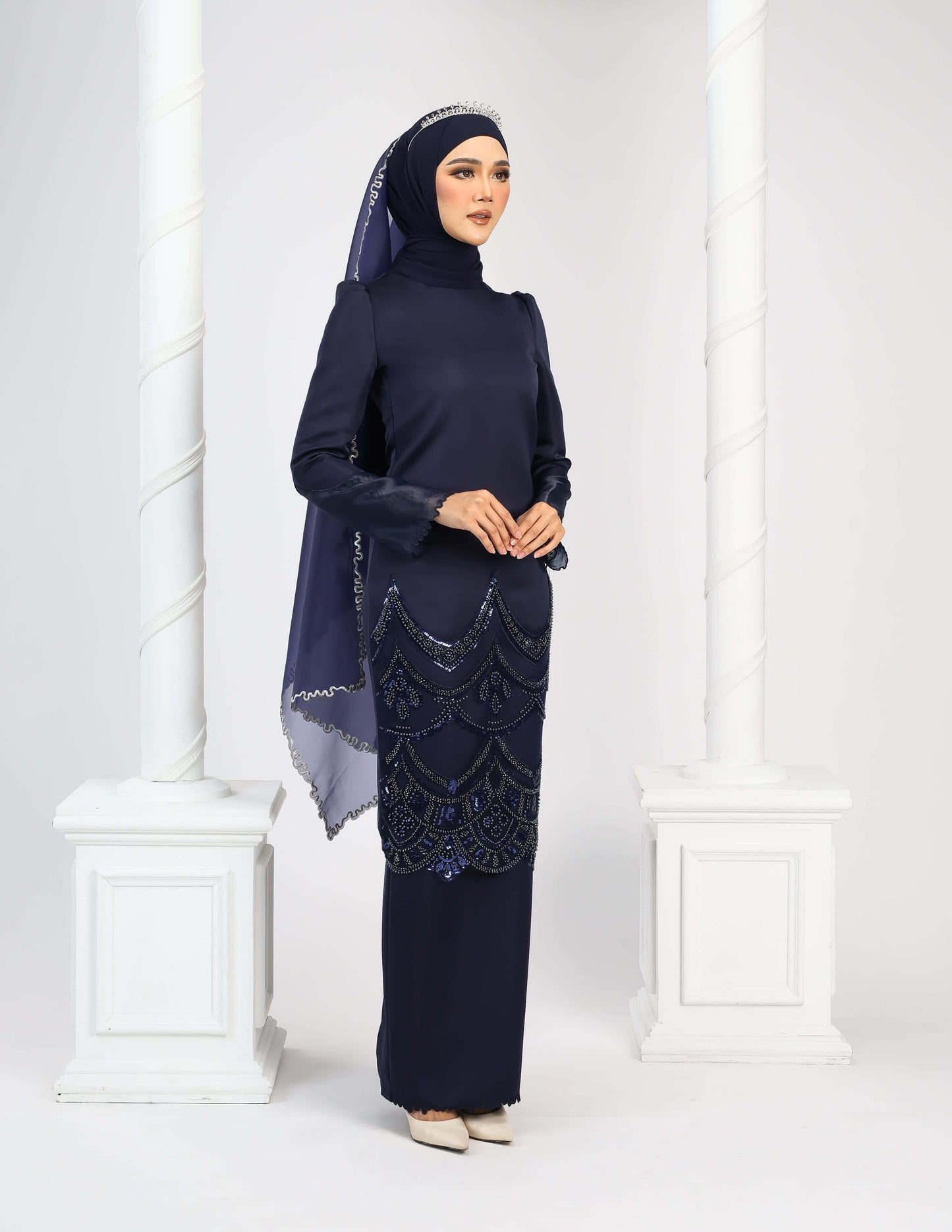 RATNA KURUNG (NAVY BLUE)