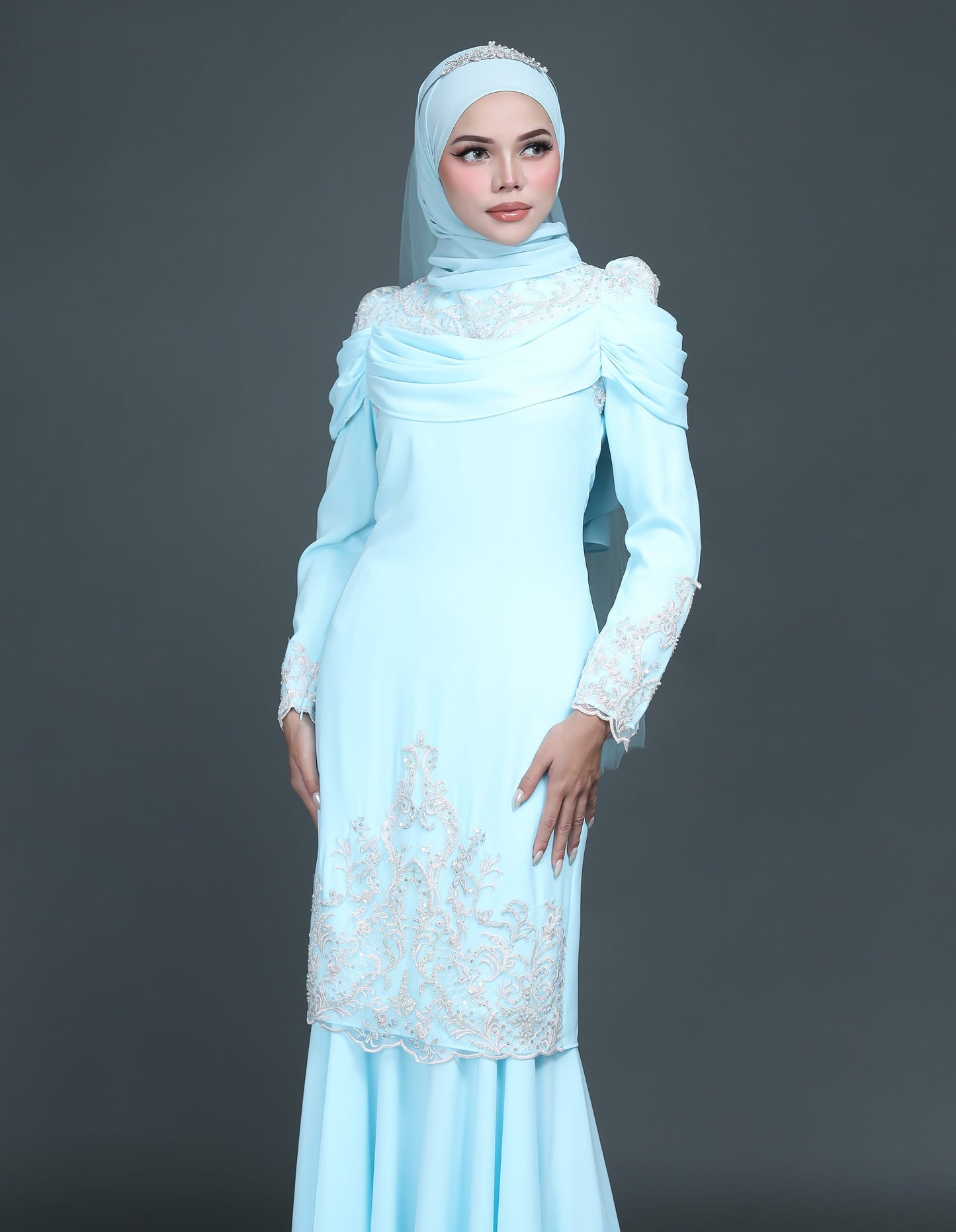 RAYFA KURUNG (AQUA BLUE)