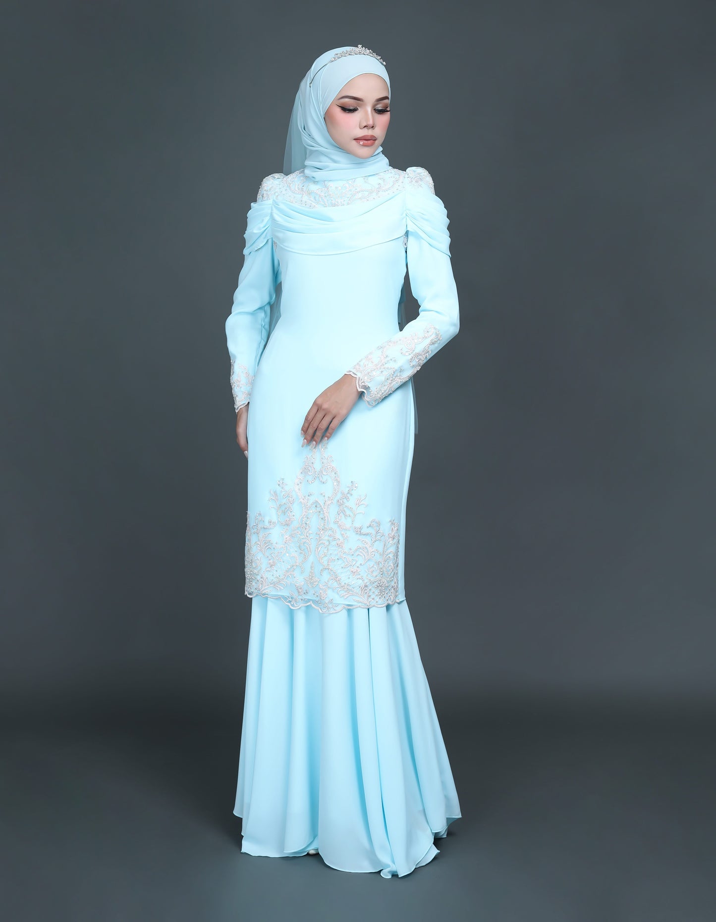 RAYFA KURUNG (AQUA BLUE)